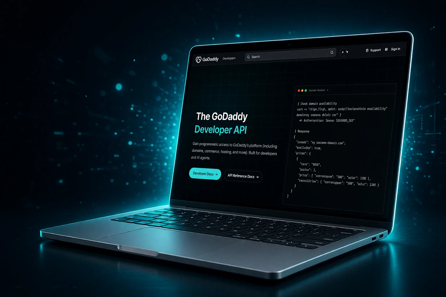 GoDaddy Developer Platform APIs for AI agents