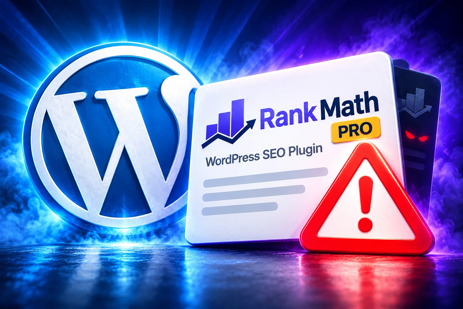 Rank Math PRO 3.0.123 malware WordPress update window