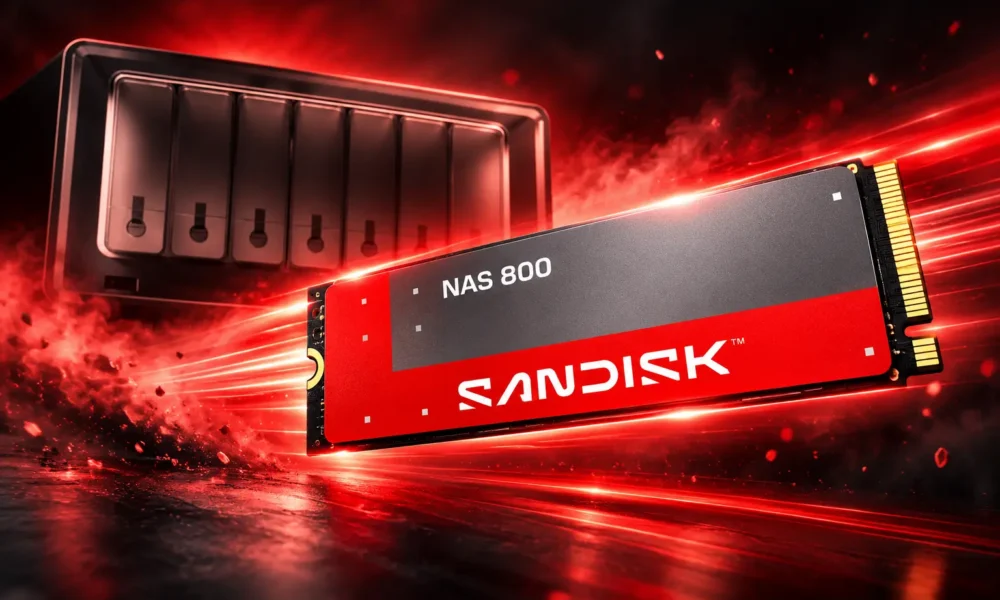 Sandisk NAS 800 7.68TB 14 PBW NVMe SSD
